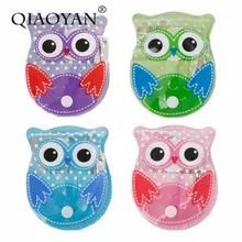 Набор для стрижки ногтей с мультяшной совой, 5 шт., набор для ухода за ногтями, набор для педикюра, ножниц, пинцетов, ножей для ушей, набор маникюрных инструментов