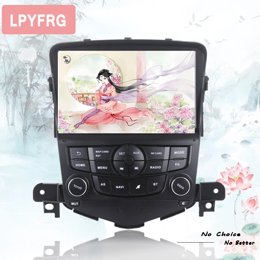 Discount 7" Android 9.0 Octa Core Car GPS for Chevrolet Cruze 2008-2011-2015 DVD Player with 4GB Stereo Auto Radio Audio Head unit 4G DAB 1