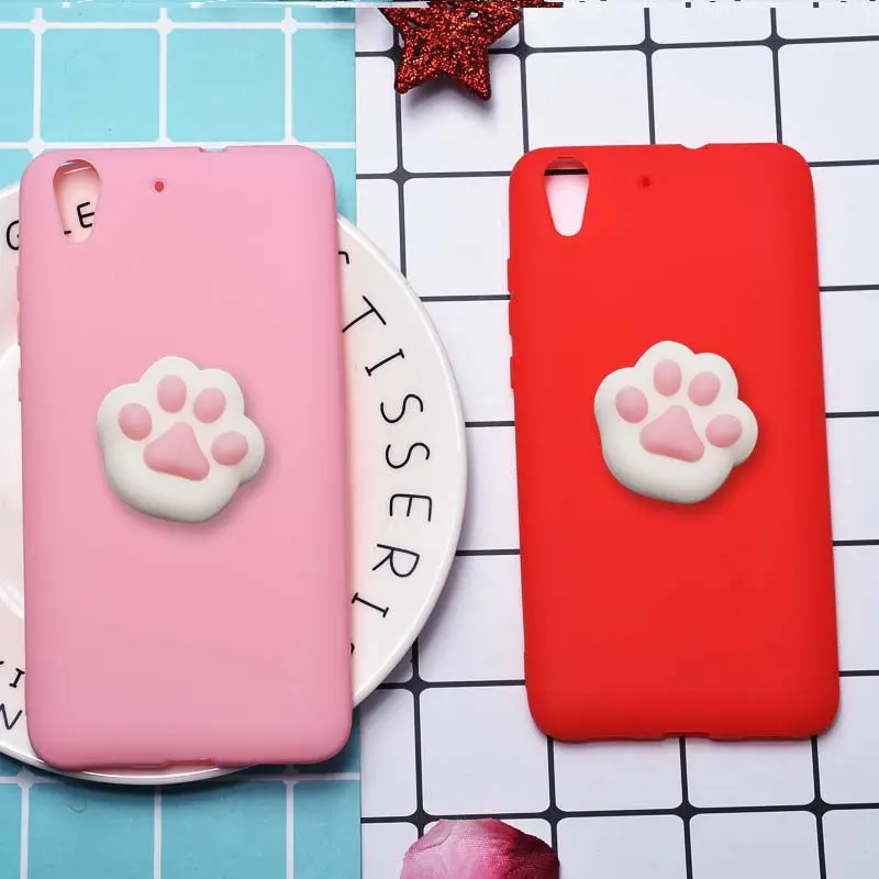 Case For Huawei Honor 5A/Huawei Y6 II 5.5&quot 3D Squishy Lovely Cat Bear Paws Back Cover Candy Animals Soft TPU Silicone Funny |