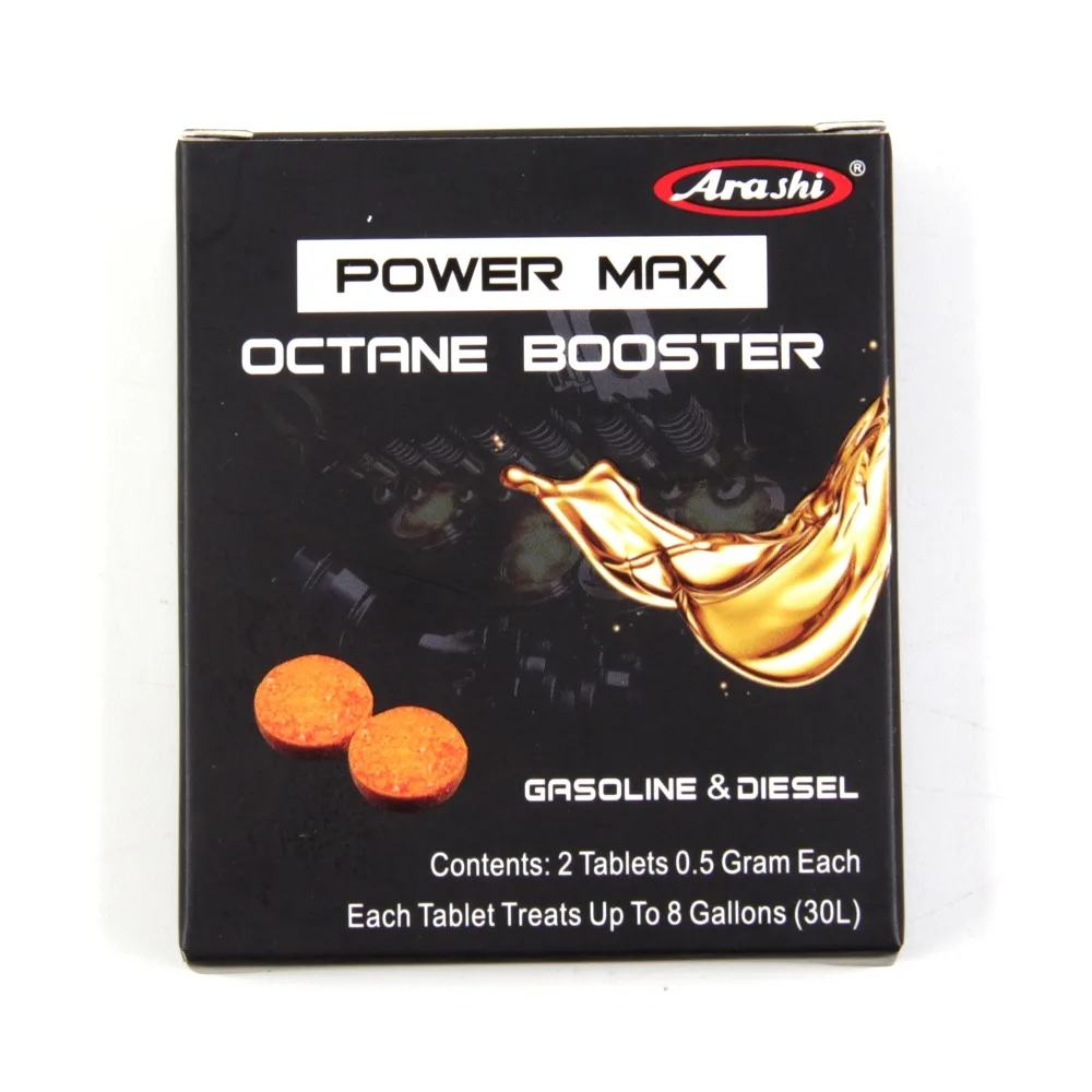 6 упаковок Arashi Octane Booster бензиновый автомобиль мотоцикл инжектор Очиститель