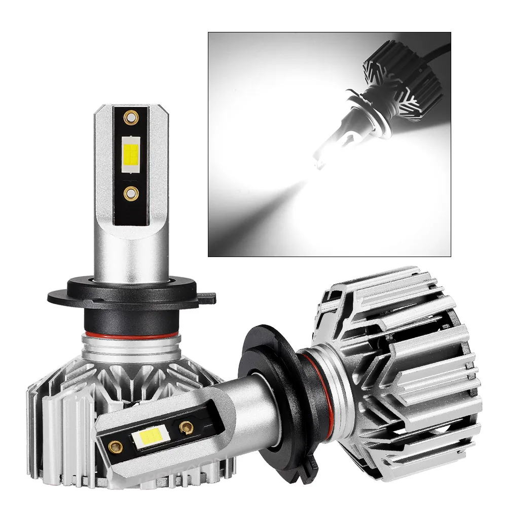 Novsight H4 Светодиодная лампа 6000k автомобильный светильник 60 Вт 10000лм светодиодный головной светильник 12 В Авто Canbus налобный фонарь Automotivo супер яркий противотуманный светильник - Испускаемый цвет: Белый