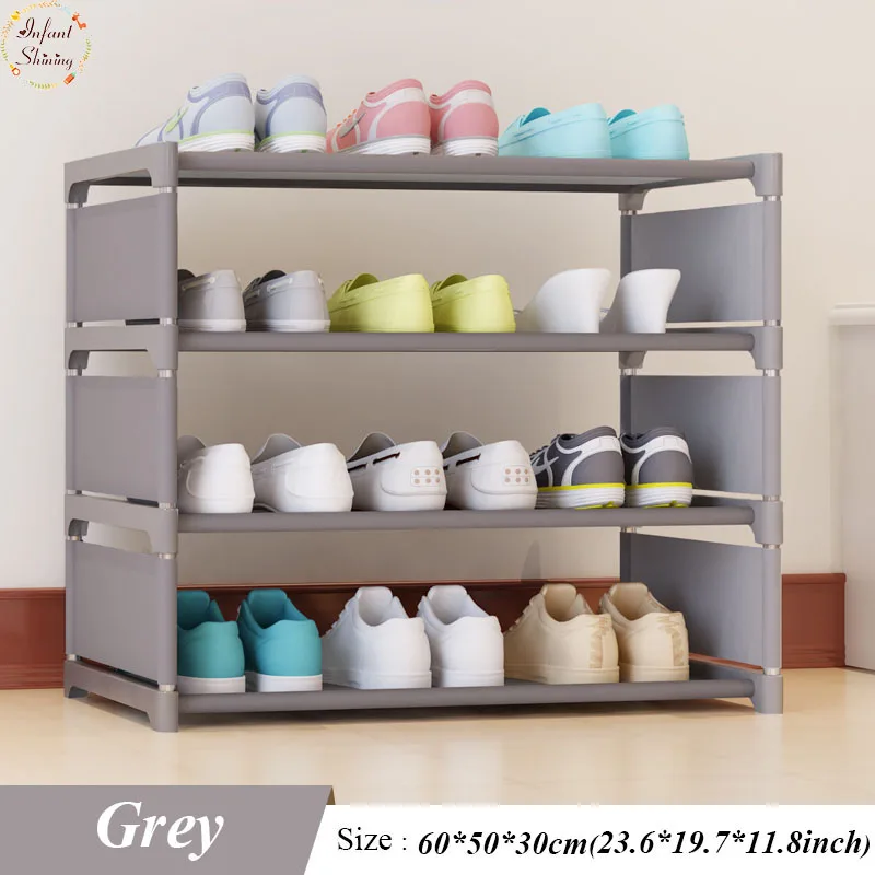 Buy New Shoes Rack Four Floors Receive Shoe Ark 50 Cm