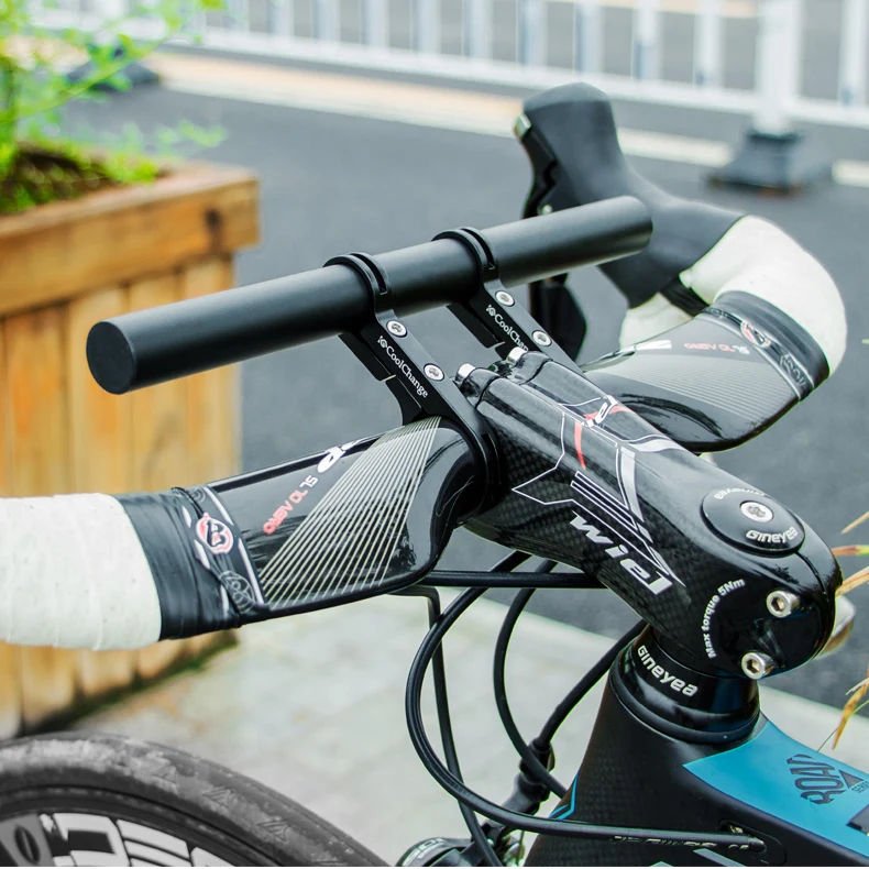 Удлиненный велосипедный руль из алюминиевого сплава для мотоцикла, удлиняющий фонарь с креплением, gps-держатель для телефона, расширитель для велосипеда, больше места