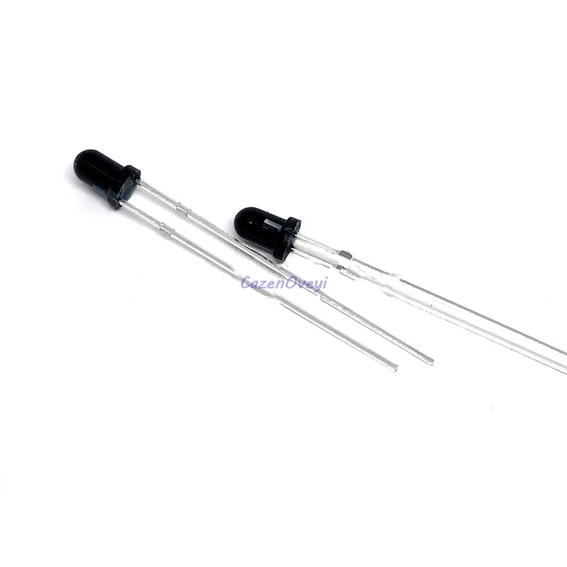 

100pcs/lot LED 3mm 940nm IR Receiving Diode Round Tube Light In Stock
