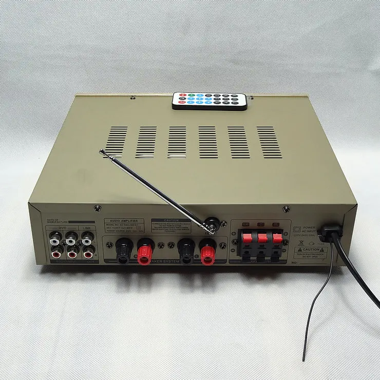 AV 580USB/BT C5198 400 Вт 5 канальный HIFI домашний стерео караоке аудио Bluetooth усилитель с FM