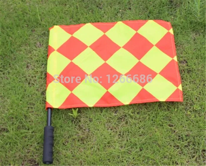 50pairs/lot soccer referee accessories referee flags Football Referee linesman flag