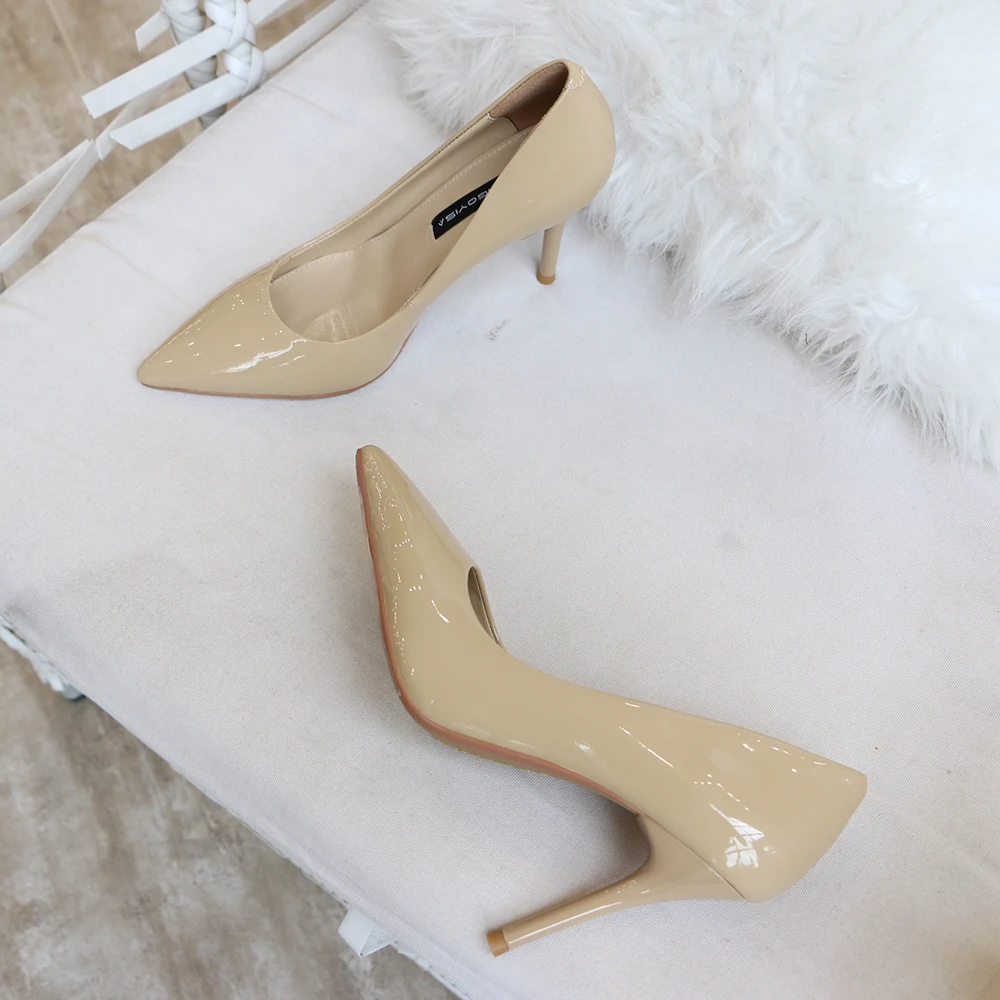 Pointed High Heels/Women's Pumps Are Designed For ElegantFashion Women To Work And Made Of Genuine Leather 2019 MANGOYISA Pointed High Heels/Women's Pumps Are Designed For ElegantFashion Women To Work And Made Of Genuine Leather 2019 MANGOYISA