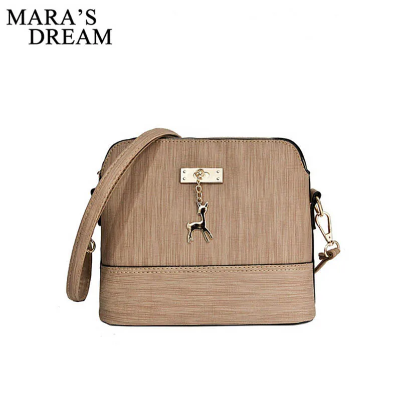 

Mara's Dream Shell Women Messenger Bags High Quality Cross Body Bag PU Leather Mini Female Shoulder Bag Handbags Bolsas Feminina