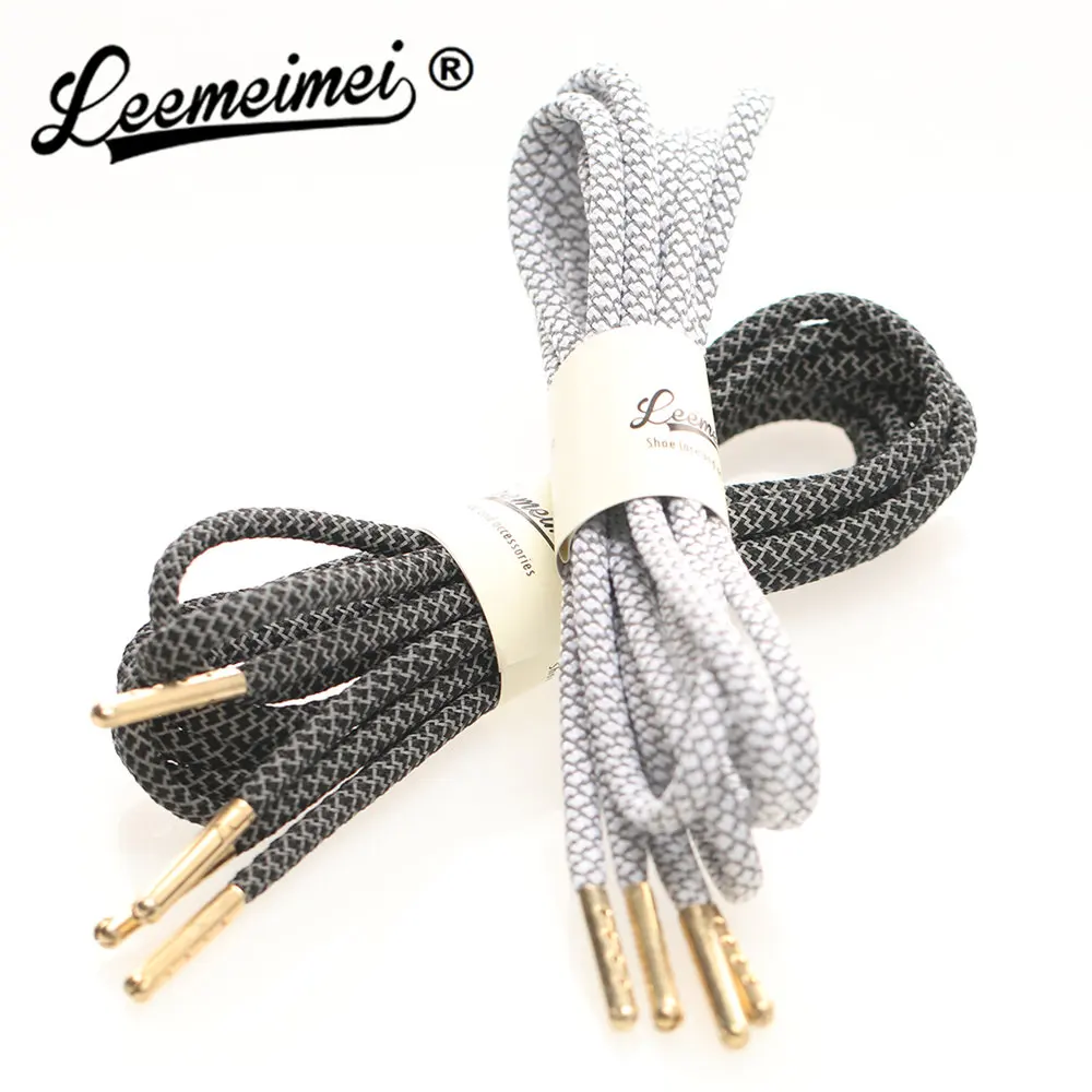 Круглые светоотражающие шнурки 3 м металлические Aglets безопасные детские