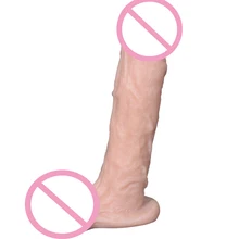 Realistic Big Dildo Silicone Flexible Penis 7″ rubber dildo sexy doll for girl Dick Huge Dildos Cock Adult Sex Products Sex Toys