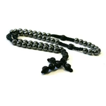 

Hamatite bead Handmade,Wholesale Fashion Black Cross a Necklace /Charm Crystal Christian Cross Rosary