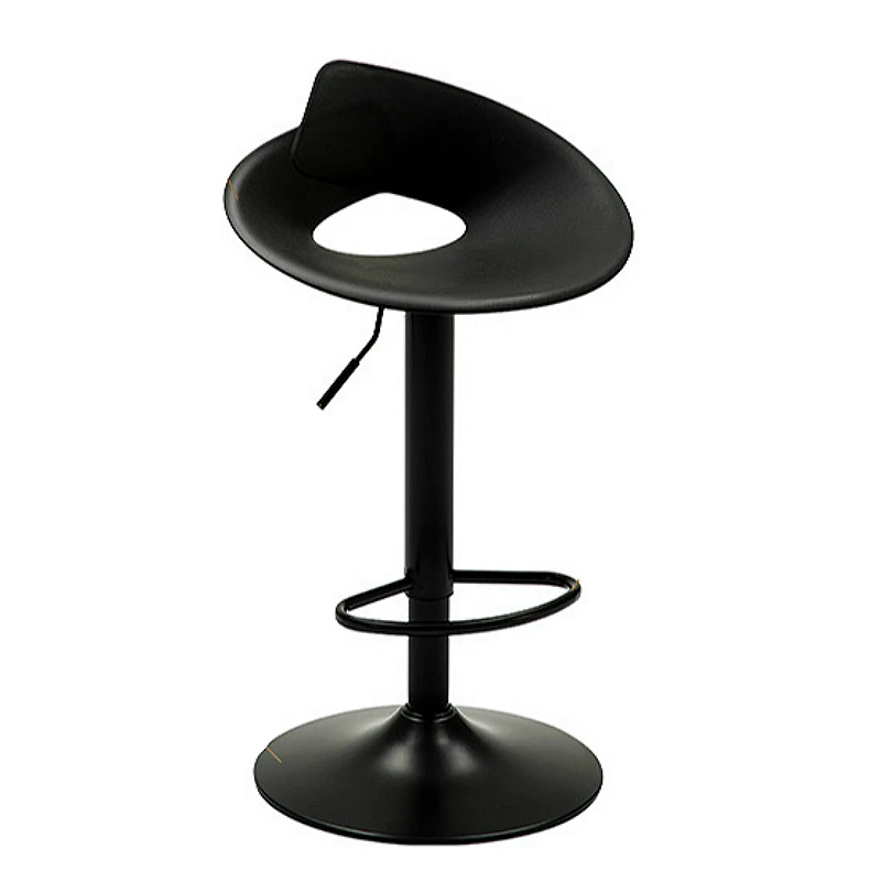 Modern Simple High Stool Lifted Household Bar Chair Rotated Creative Front Desk Stool Increase Chassis with Footrest Bar Stool