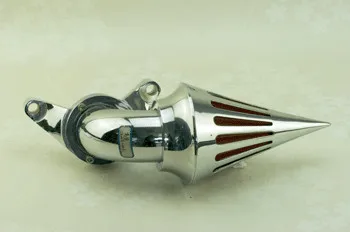 

Chrome/Black Spike Air Cleaner Kits Intake Filter For Harley CV Carb Delphi V-Twin