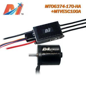 شراءMaytech Sensored 6374 المحرك قبالة الطريق الكهربائية لوح التزلج VESC100A استنادا بنيامين VESC