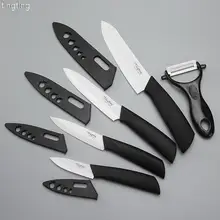 Marke hochwertige Geschenke Zirkonia küchenmesser set Keramische Messer 3 “4” 5 “6” zoll + schäler