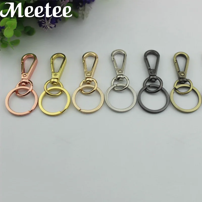 Outdoor Backpack Strap Clip Buckle Keychain Metal Swivel Trigger