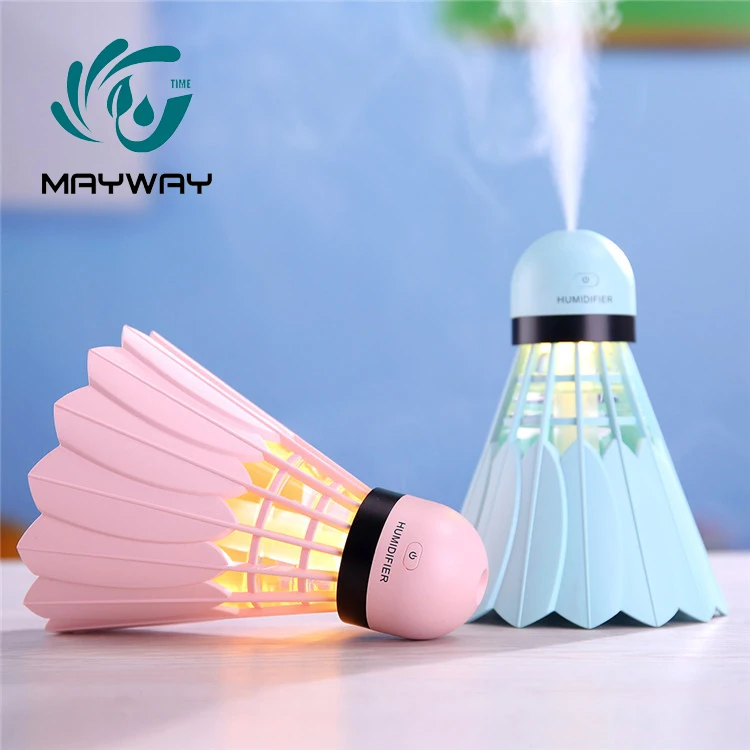 

Badminton 240ml Humidificador Ultrasonico Aroma Essential Oil Diffuser Air Humidifier LED Lights USB Fogger Mist Maker