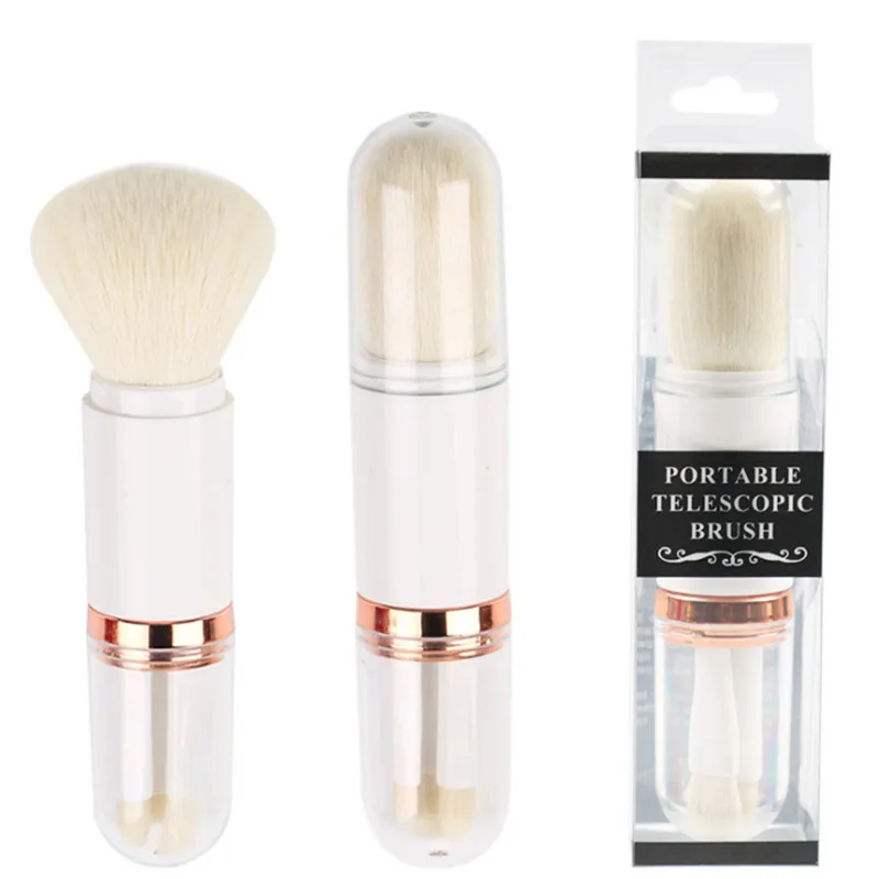 

1pcsMakeup brush retractable double head refresh a large single powder eyeshadow brush highlighter brush combination set