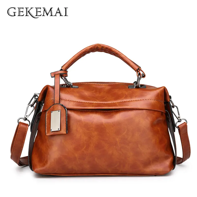Best Vintage Brand Ladies Tassel Handbags Female Shoulder Crossbody Bags for Women Luxury Quality Leather Boston Bag Small Tote Bags