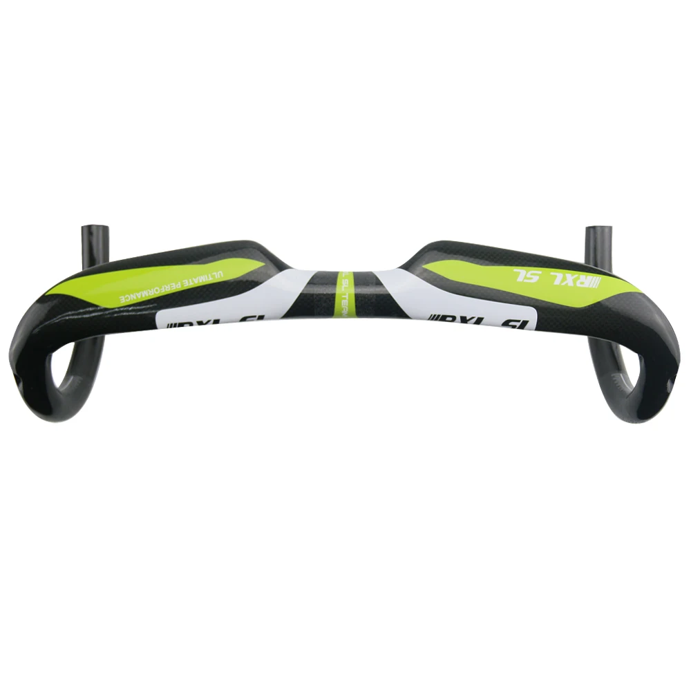 RXL SL Cycling Handlebar Road Bike 31.8mm Bicycle Bent Bar 3K Glossy RedBlueGreen Carbon Handlebars (11)
