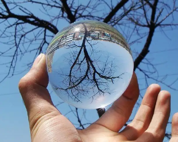 

60/70/80/90/100/110mm Contact Juggling Ball Crystal Ultra Clear 100% Acrylic Ball Manipulation Juggling free shipping