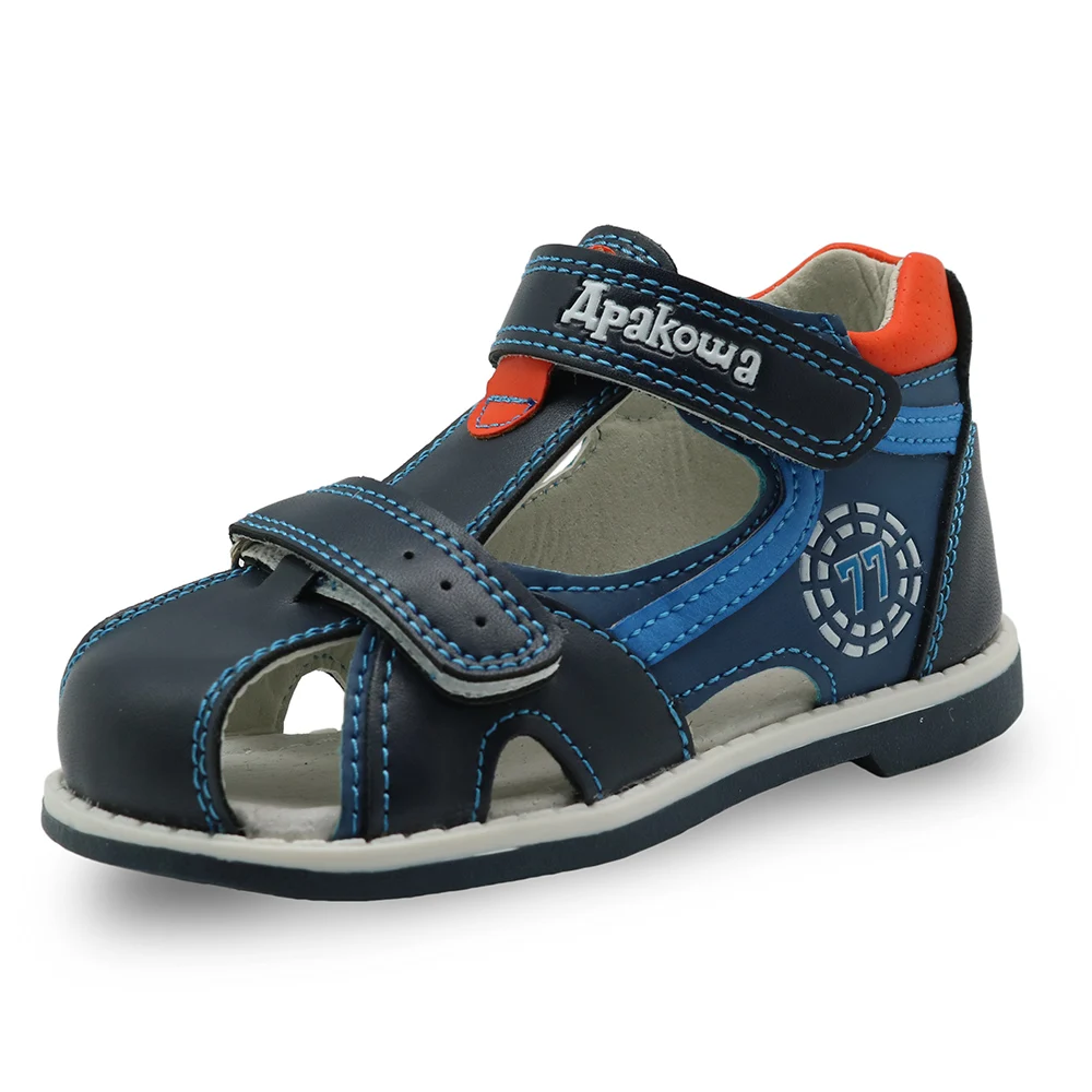 closed toe toddler boys  sandals  orthopedic sport pu 