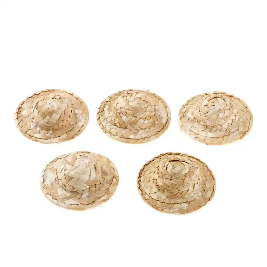 miniature straw hats