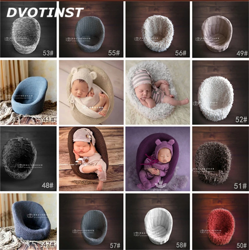 Dvotinst Newborn Baby Photography Props Posing Mini Sofa Chair