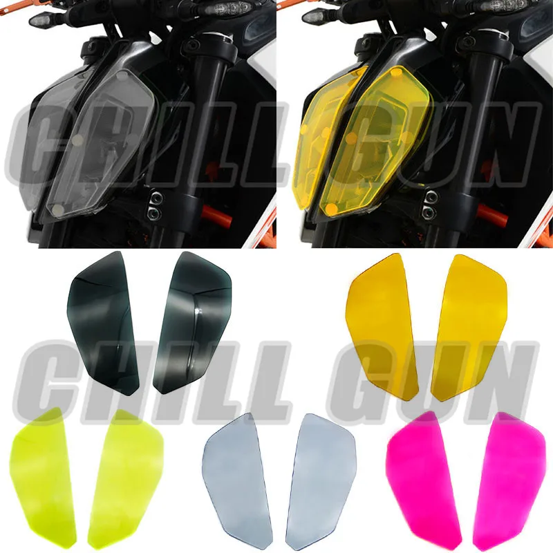 

Motorcycle Protective Lens Cover Headlight Screen Protector Headlamp Shield For KTM DUKE 125 DUKE 390 17'18' DUKE 790 18'