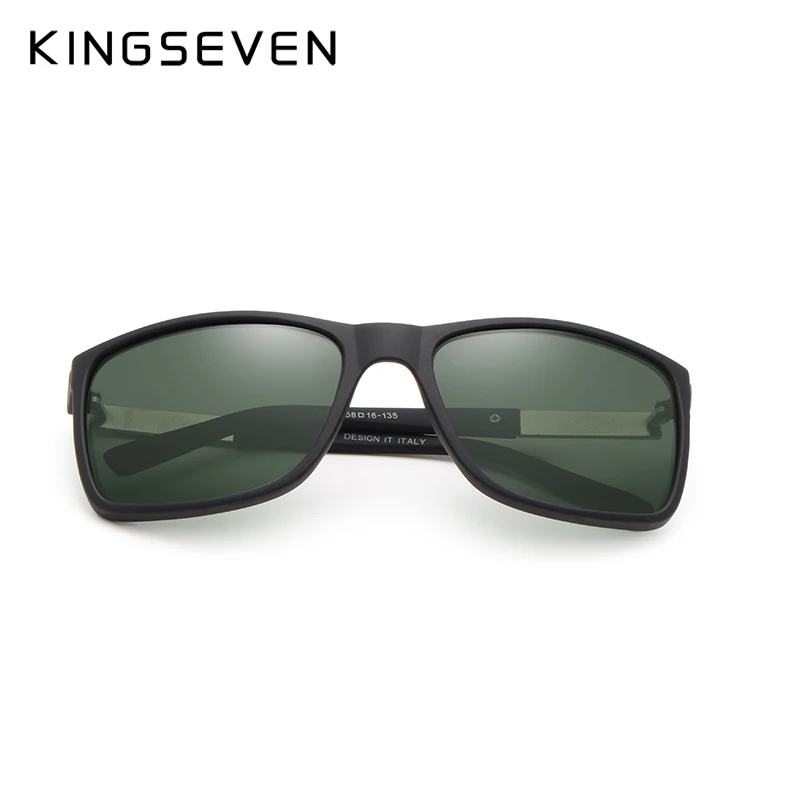 KINGSEVEN Brand Fashion Polarized Sunglasses Men For Driving Eyewear UV Protection Designer Sun Glasses Square Oculos