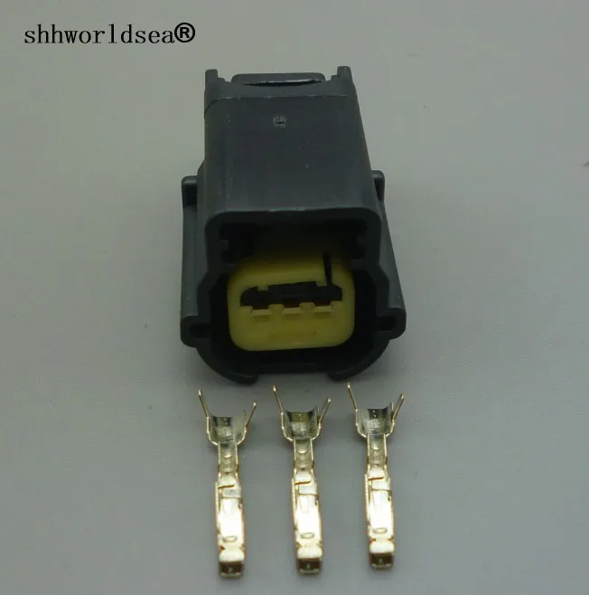 Shhworld 3 pin 0 6 мм авто электрический пластиковый корпус штепсельная вилка