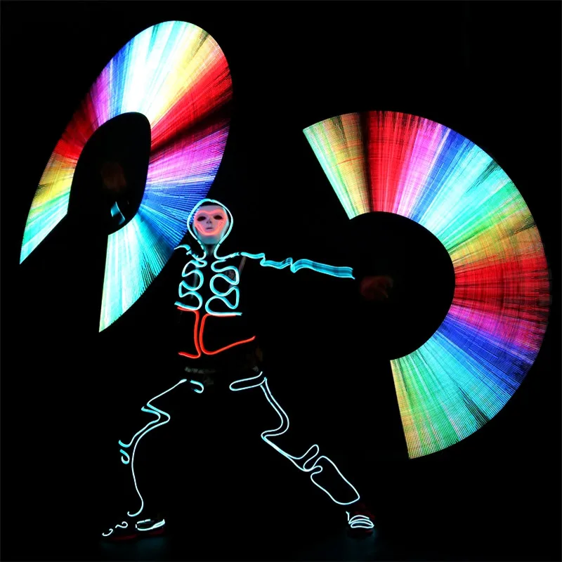 

LED POI80+ Image size 80*240 sticks 58cm length 80 pixels shinning Nunchakus bar club performance ballroom dancing costumes dj