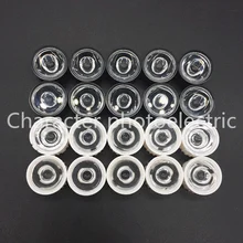 20pcs/lot Led Lens 5 10 30 45 60 90 120 Degree for diy 1w 3w 5W Aquarium grow led light,Black White Holder Plano Lens Reflectors 20pcs lot 15n06 90