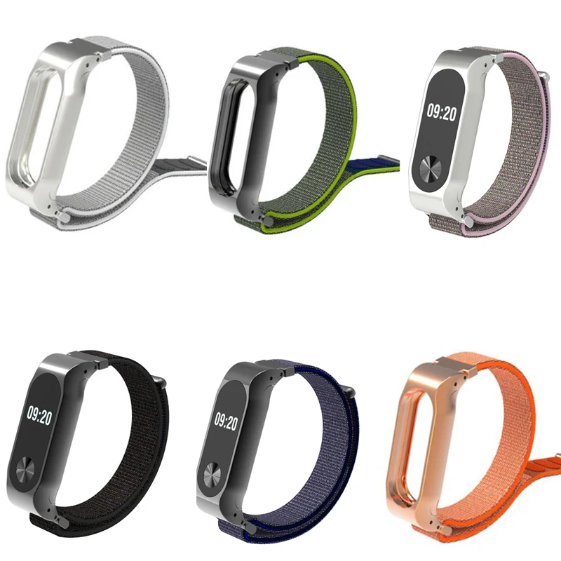 Сменный спортивный нейлоновый ремешок для браслета XIAOMI MI BAND 2 магнитный часов|nylon