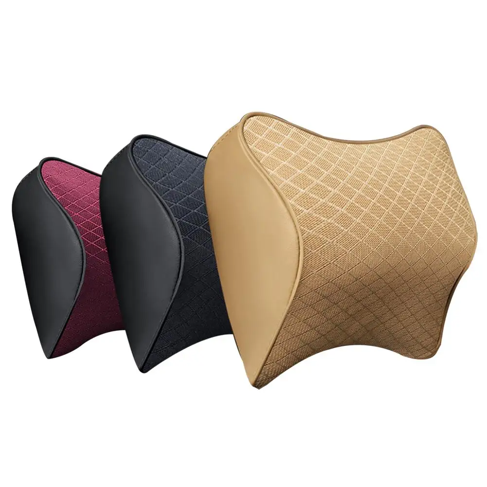 

Car Headrest Pillow 3D Memory Foam Neck Rest Pillow Seat Back Lumbar Vehicle Cushion Auto Interior Accessory #4O