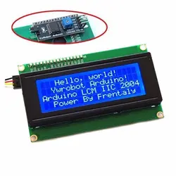 20X4 персональный модуль lcd Дисплей для Arduino синий последовательный IIC/I2C/TWI 2004 204 синий экран ЖК-дисплей Дисплей модуль