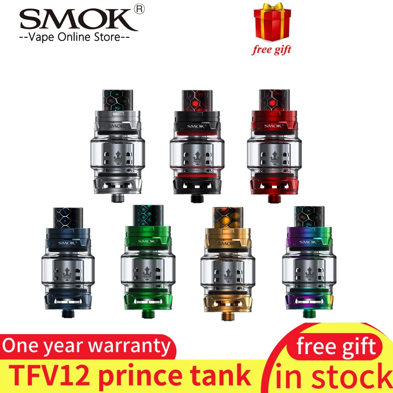 Оригинальный SMOK TFV12 принц распылитель с 8 мл заполнение верхней части емкости