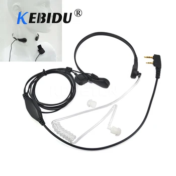 

kebidu Throat Microphone Throat Vibration Headset Headphone Earphone for BaoFeng UV-5R UV-B5 UV-B6 BF-888S TG-UV2 Walkie Talkie