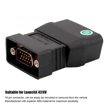 

Car Diagnostic Connector Plug Car Repair Tool OBD2 OBDII 16 Pin OBD2 Adapter Head for LaunchX 431IV Adapter Auto Diagnostic