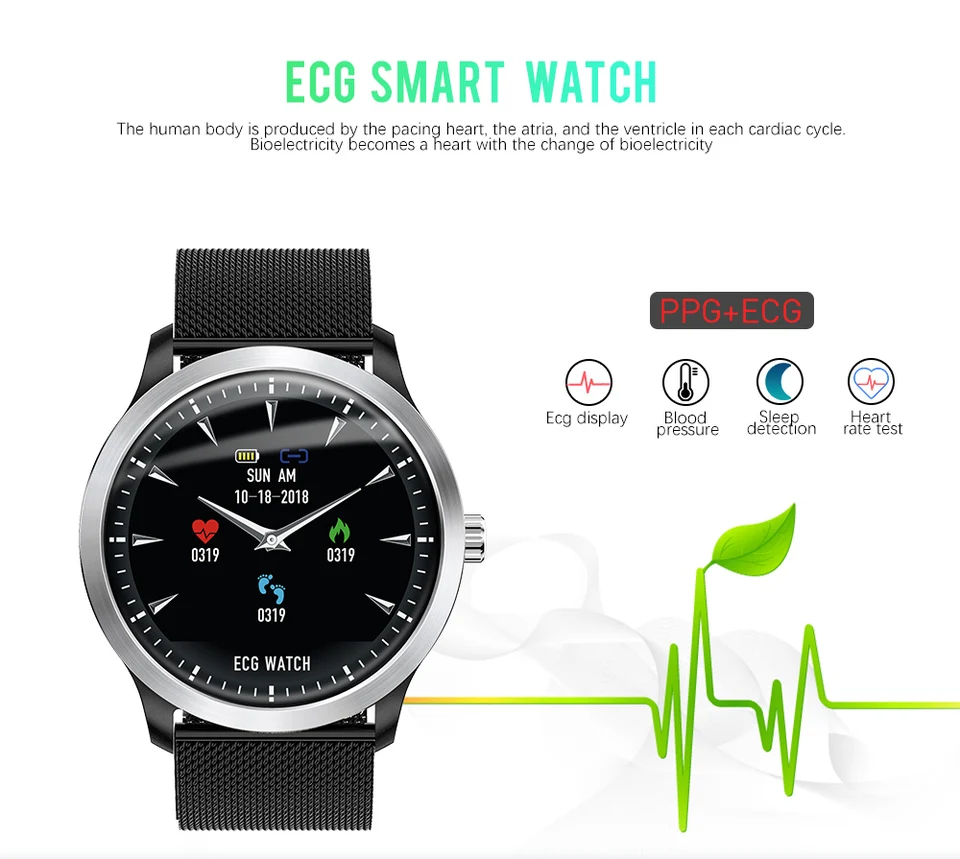 teamyo n58 ecg ppg smart watch