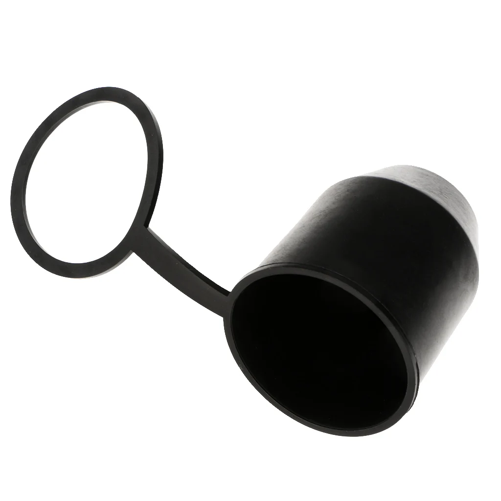 

60mm Tow Bar Ball Cover Cap Car Towing Hitch Towball Protect railer Protection Cap Black