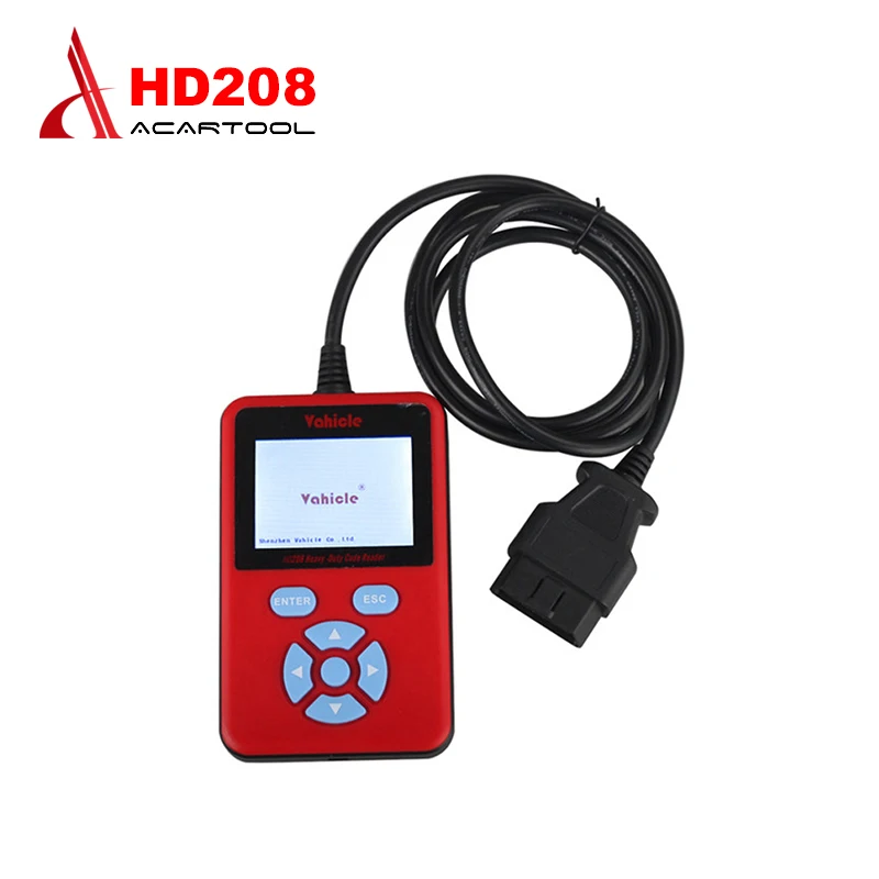 Diagnosis Of Diesel Engine HD208 Heavy Duty Truck Code Reader Handheld