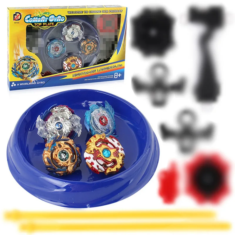 New 4 Pcs/Set Children's Burst Blasting Gyro Vs. Fighting Disc Arena Set Toys Children's Puzzle Hands-on Toys for Children New 4 Pcs/Set Children's Burst Blasting Gyro Vs. Fighting Disc Arena Set Toys Children's Puzzle Hands-on Toys for Children