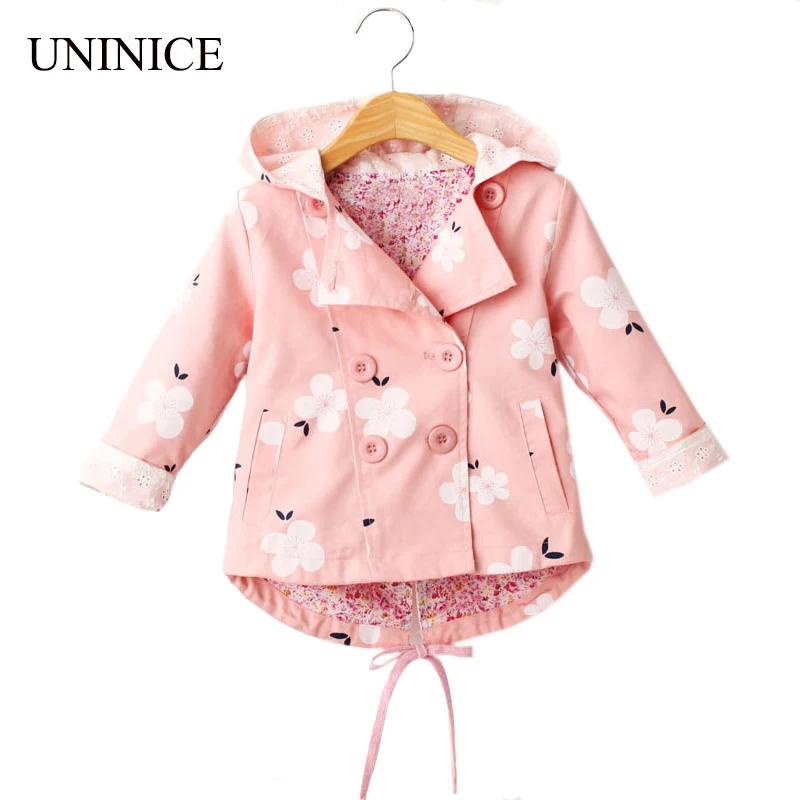 Buy UNINICE Kids Girl Flower Jackets Children