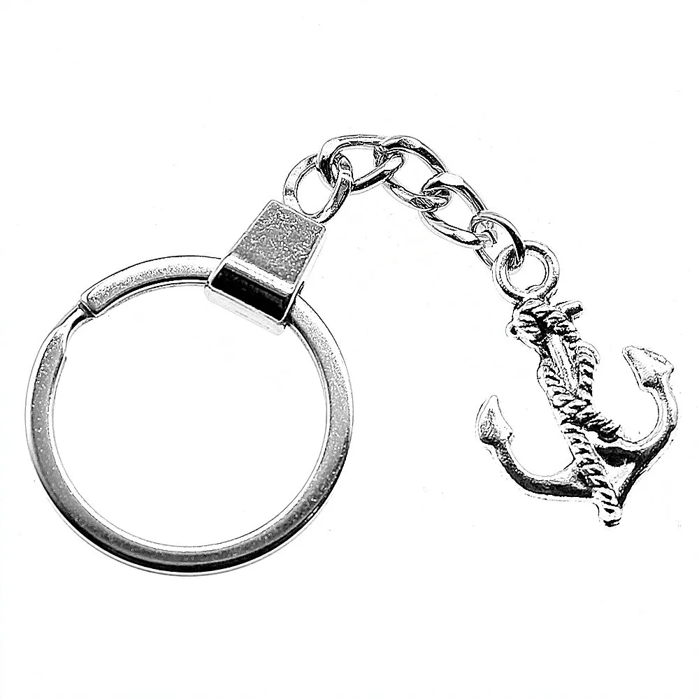 

28x20mm Anchor Keychain Men Jewelry New Fashion Keychain Party Gift Dropshipping Jewellery