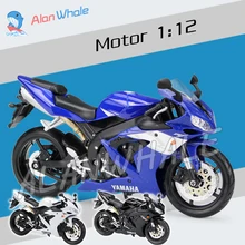 1:12 Масштаб, новинка, YAMAHA, YZF-R1, металлическая литая модель, мотоцикл, гоночные автомобили, игрушки для мальчиков, автомобиль Moto GP, коллекция