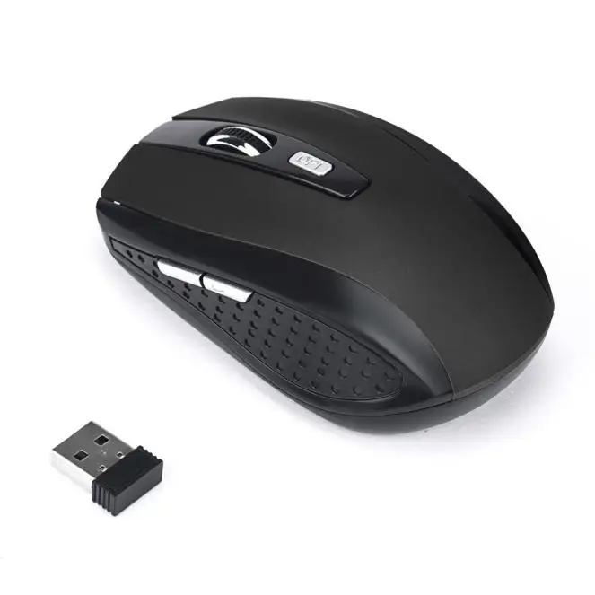 Hot Sale Gaming Receiver Wireless Optical Mouse 2.4GHz USB Optical Scroll Mice for Tablet Laptop Computer Luxury