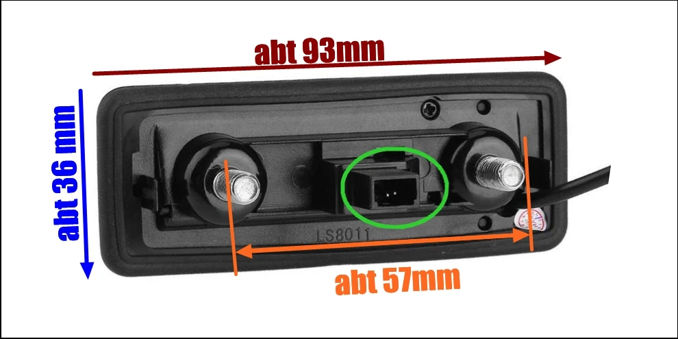 JIAYITIAN ручка багажника автомобиля камера для Skoda Octavia MK2 1Z Sedan Combi 2006~ 2012 Камера заднего вида резервная камера - Название цвета: 8011