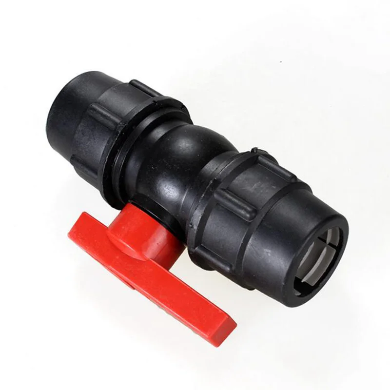 

1pcs Inner Diameter 32mm And 40mm Non-toxic Red Switch Control Valve For PPR PE Water Pipe Connecting Watering Irrigation Joint