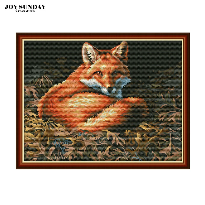 

Joy Sunday Aida Fabric Canvas for Embroidery Cross Stitch Patterns Kit 14ct 11ct DIY Needlework Kit DMC Thread Counted Painting